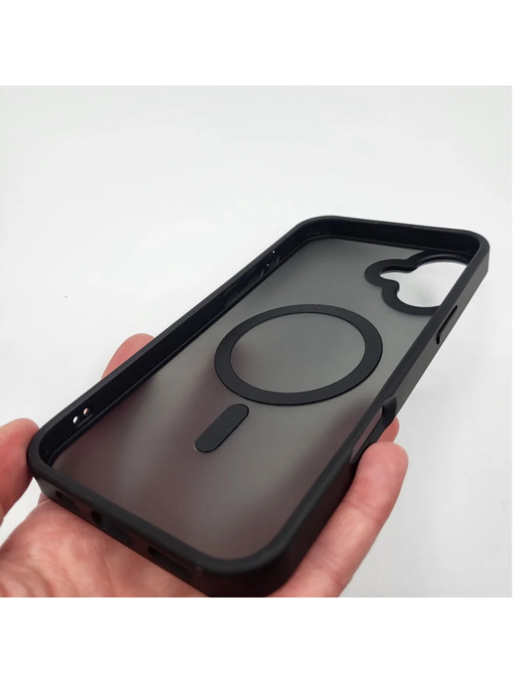 Tigowos Bumper Case for iPhone 16 Plus – Magnetic Back – Black – NIB